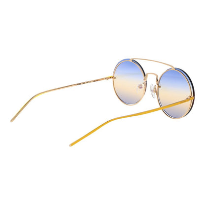 Ana Hickmann Gold Metal Sunglasses