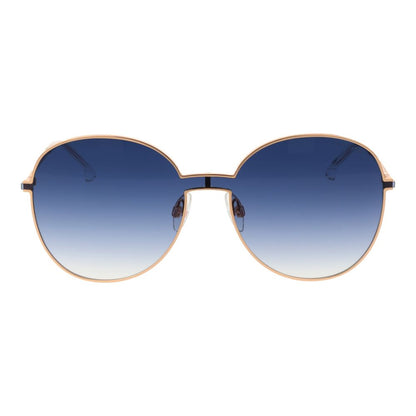 Ana Hickmann Gold Metal Sunglasses