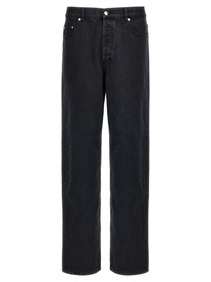 A.P.C. Black Cotton Straight-Leg Jeans