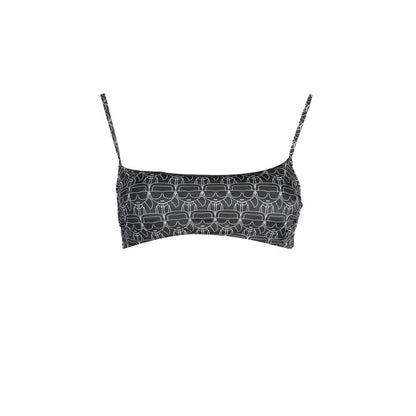Karl Lagerfeld Black Polyester Women's Swimsuit