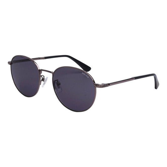 Police Gray Metal Sunglasses