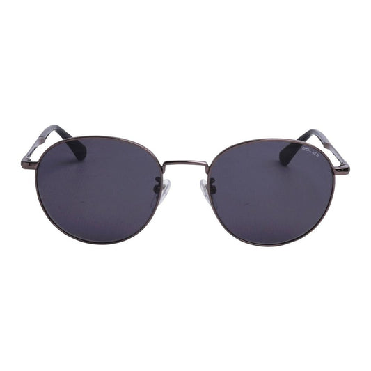 Police Gray Metal Sunglasses