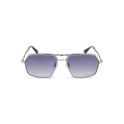 Police Gray Metal Sunglasses