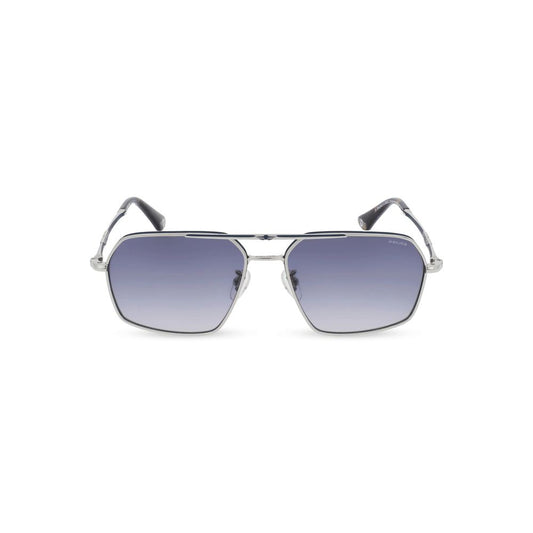 Police Gray Metal Sunglasses