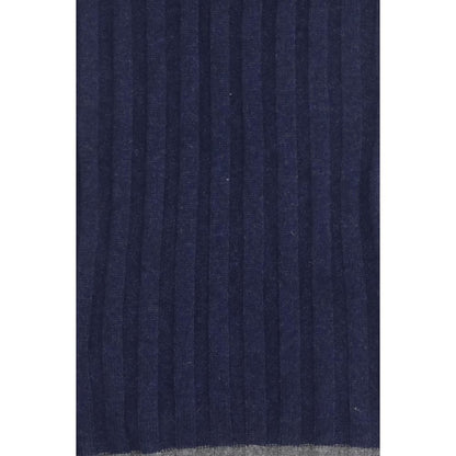 Brunello Cucinelli Blue Cashmere Foulard