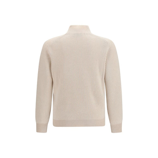 Brunello Cucinelli Beige Cashmere Turtleneck