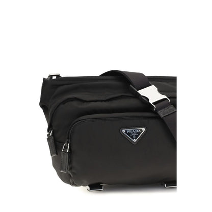 Prada Black Nylon Shoulder Bag
