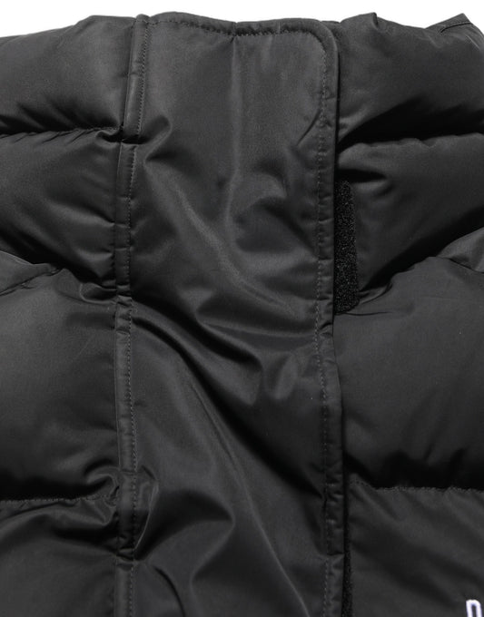 Dolce & Gabbana Black DGVIB3 Embroidered Padded Puffer Jacket