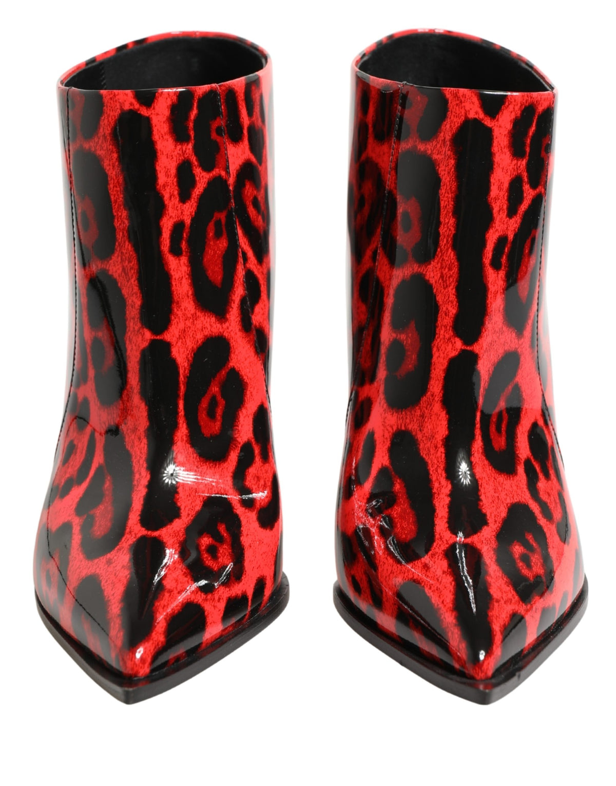Dolce & Gabbana Rote Leopard Cardinale Stiefeletten