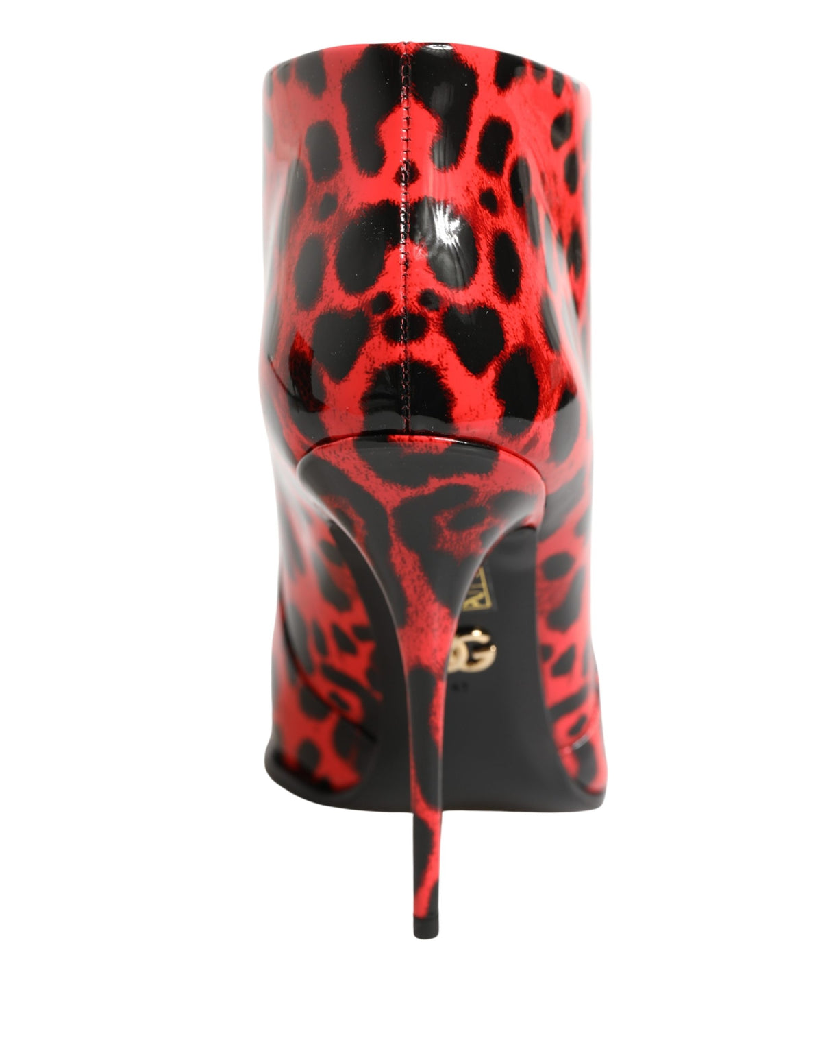 Dolce & Gabbana Rote Leopard Cardinale Stiefeletten