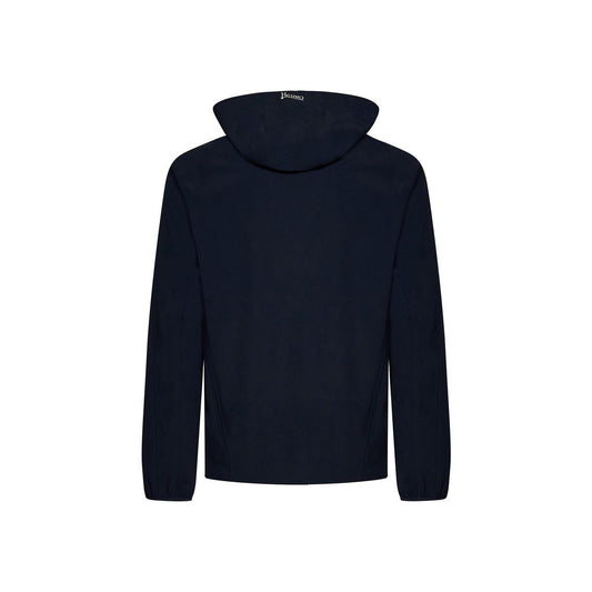 Herno Blue Elastane Shell Jacket
