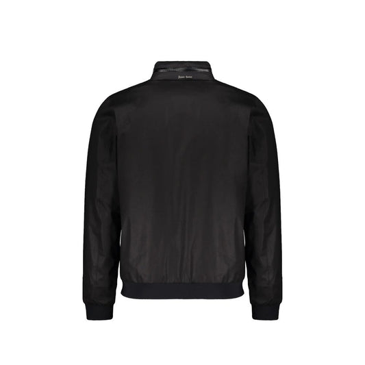Herno Black Cotton Full-Length Jacket