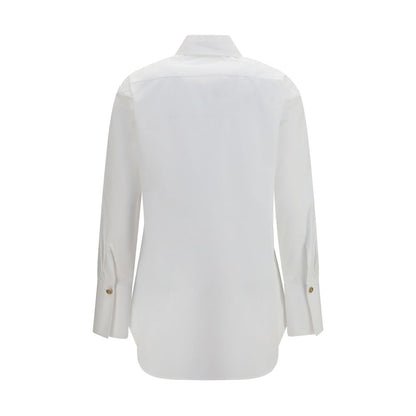Balmain White Cotton Dress Shirt