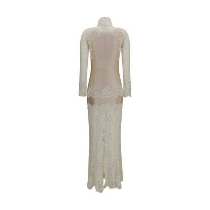 Rabanne Beige Polyamide Long Dress