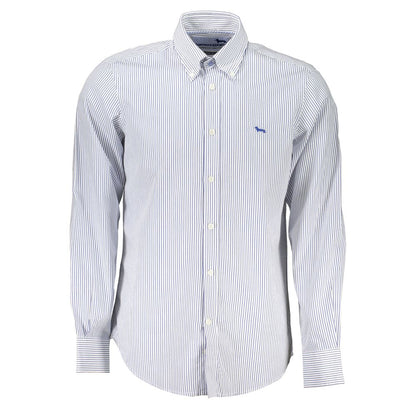 Harmont & Blaine Blue Cotton Men's Shirt