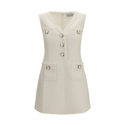 Self-Portrait Beige Polyamide Casual Dress