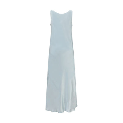 Miu Miu Blue Viscose Casual Dress
