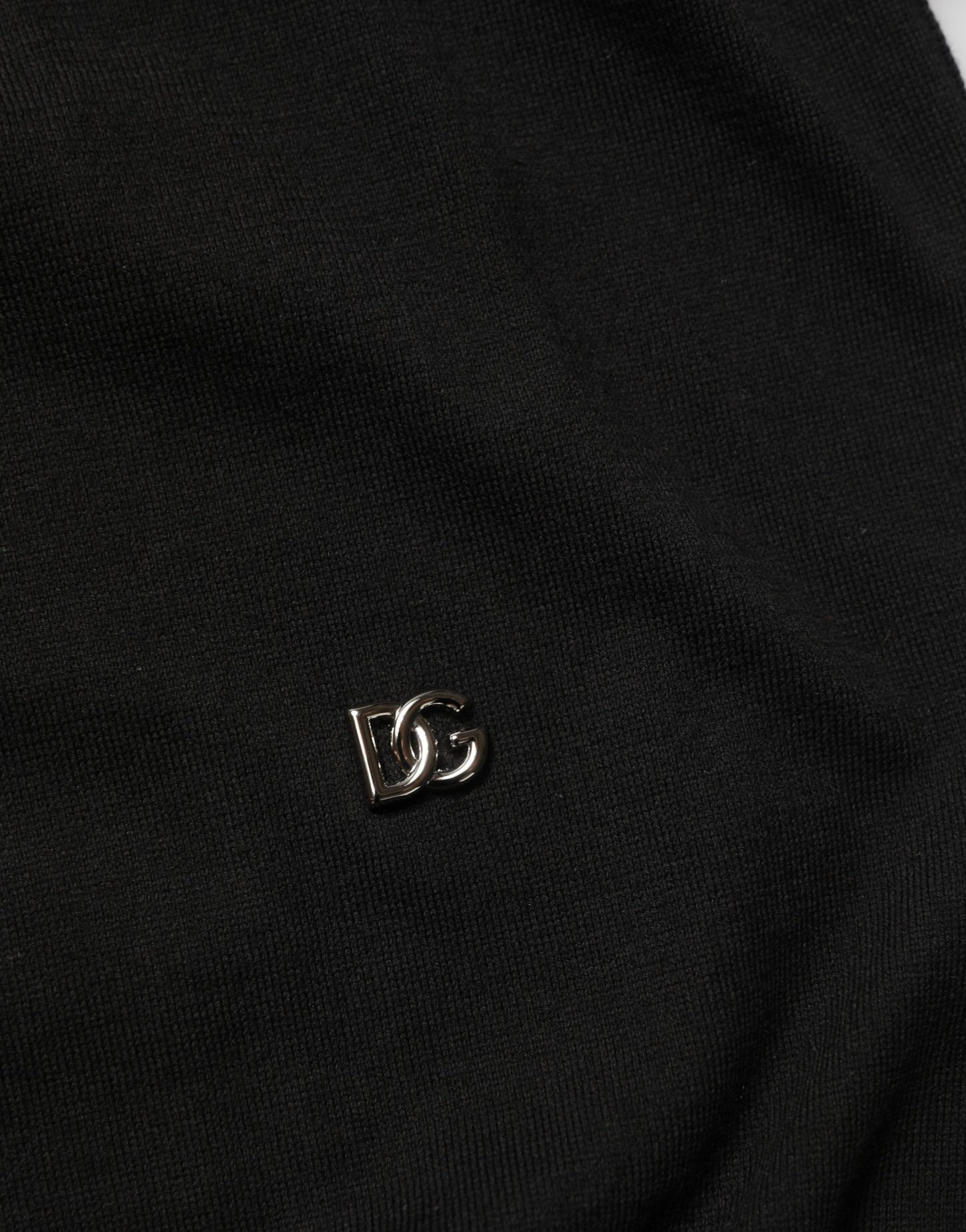 Dolce & Gabbana Black Cotton Collared Short Sleeves Men Polo T-shirt