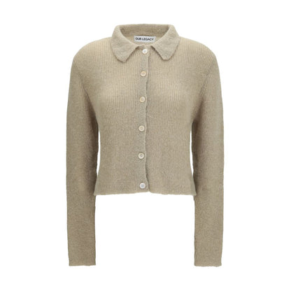 Our Legacy Beige Alpaca Vicugna Pacos Polo Shirt