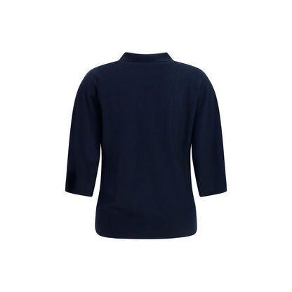 Lisa Yang Blue Cashmere Sweater