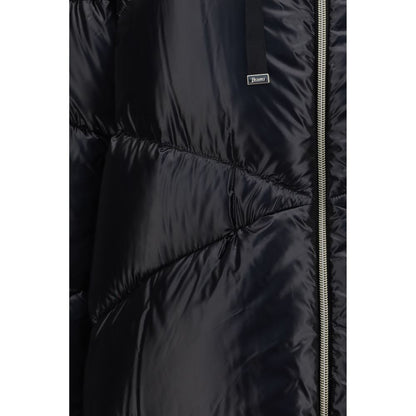 Herno Black Goose Down Full-Length Jacket
