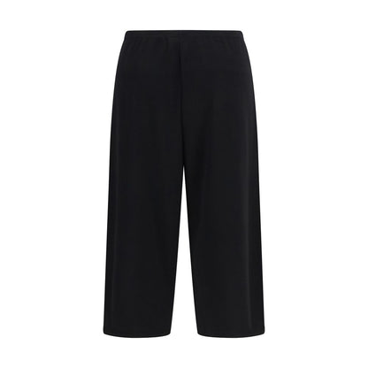 The Row Black Cotton Casual Pants