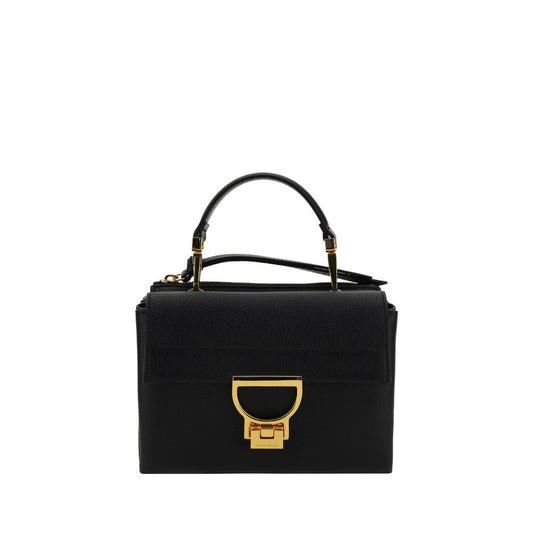 Coccinelle Black Calf Leather Bos Taurus Handbag