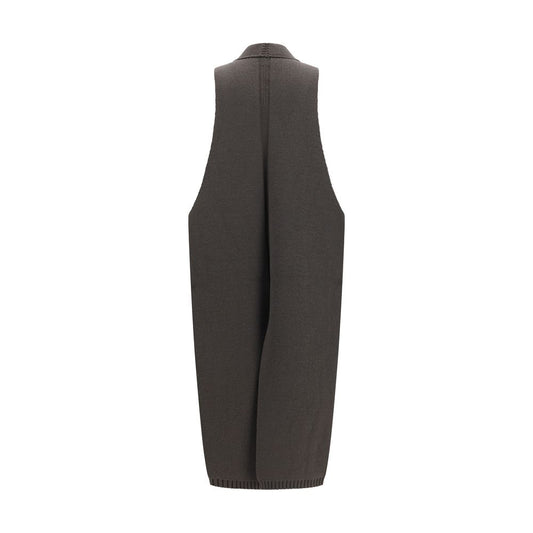 Rick Owens Gray Wool Oves Aries Sleeveless Jacket