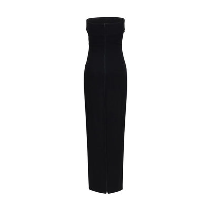 Balmain Black Viscose Cocktail Dress