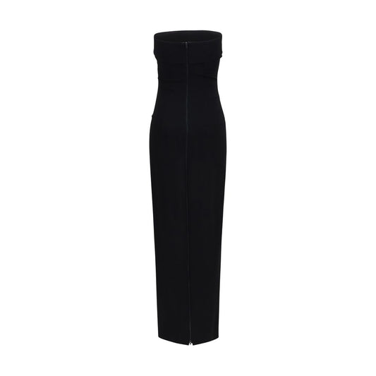 Balmain Black Viscose Cocktail Dress
