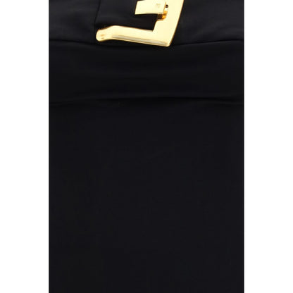 Balmain Black Viscose Cocktail Dress