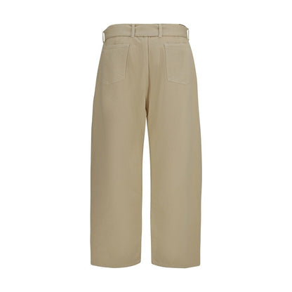 Magda Butrym Beige Cotton Casual Pants