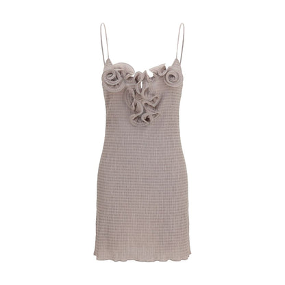 Magda Butrym Beige Lyocell Casual Dress