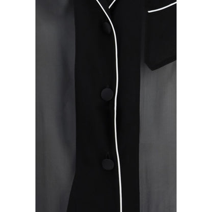 Dolce & Gabbana Black Silk Shirt
