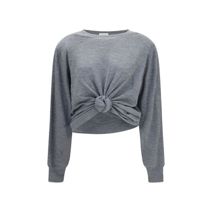 Magda Butrym Gray Wool Oves Aries Sportswear