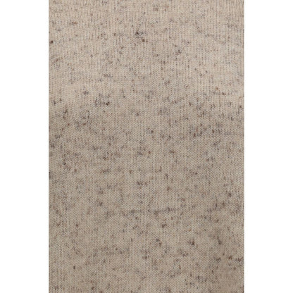 Fabiana Filippi Beige Wool Oves Aries Sweatshirt