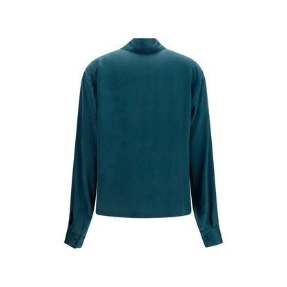 Tom Ford Blue Silk Shirt