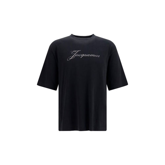 Jacquemus Black Cotton T-Shirt