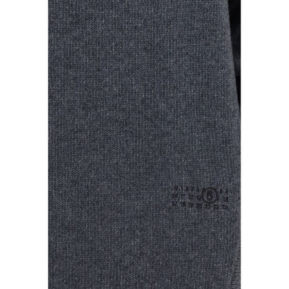 MM6 Gray Wool Oves Aries Casual Dress
