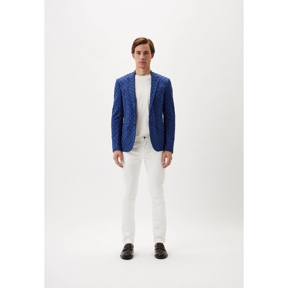 Bikkembergs White Cotton Blazer
