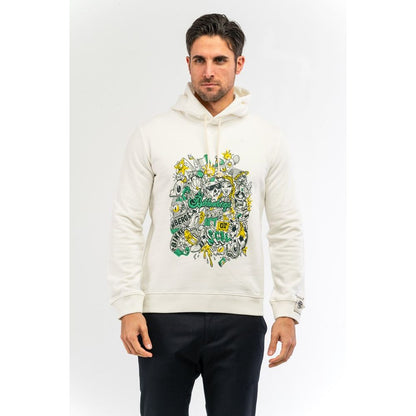 Bikkembergs White Cotton Sweatshirt