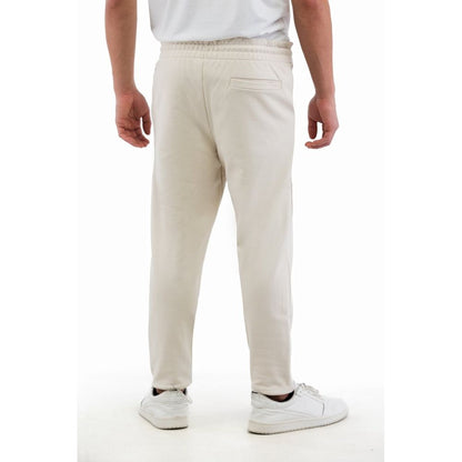 Bikkembergs Beige Cotton Joggers (Workout Pants)