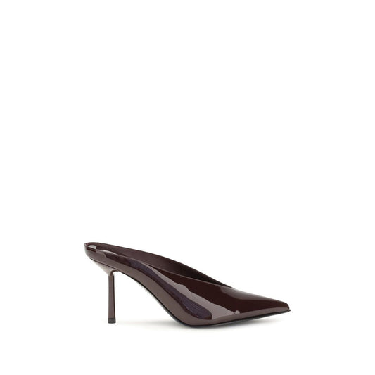 LE SILLA Bordeaux Calf Leather Bos Taurus Mules