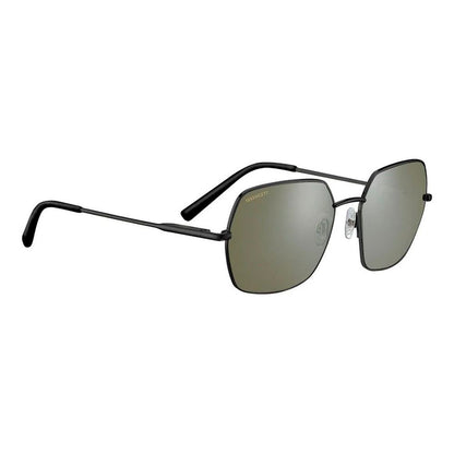 Serengeti Black Metal Sunglasses