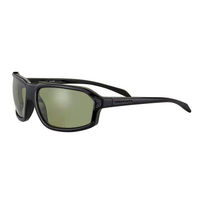 Serengeti Black Resin Sunglasses