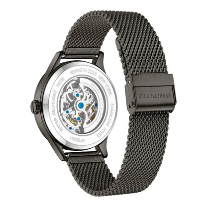 Kenneth Cole Gray Stainless Steel Dress Watch
