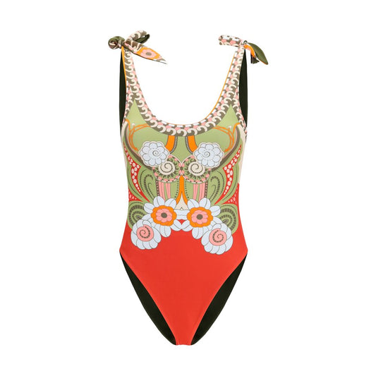 La Double J Multicolor Polyamide One-Piece Swimsuit