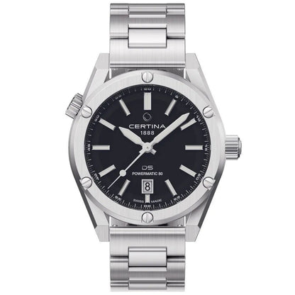 Certina Gray Stainless Steel Dress Watch