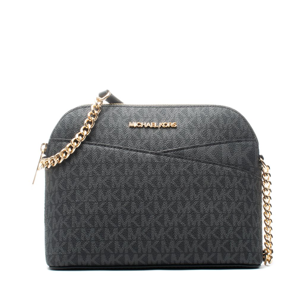 Michael Kors Black Leather Crossbody Bag