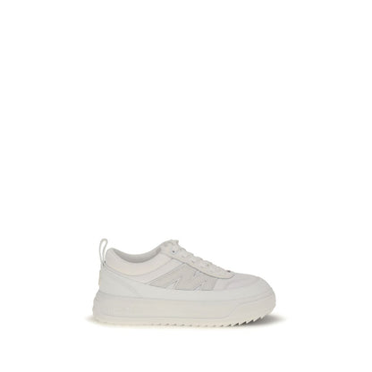 Moncler White Polyamide Athletic Sneakers